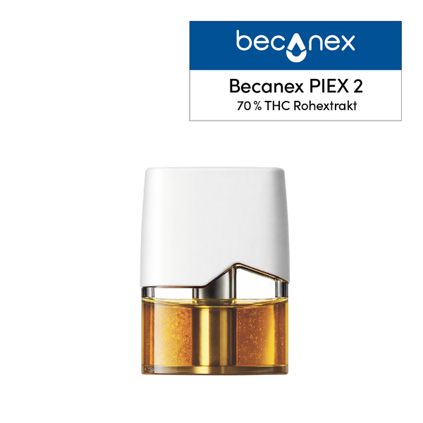 Becanex PIEX 2 - 70 % THC Rohextrakt in Curaleaf Vape Kartusche 0,5 ml