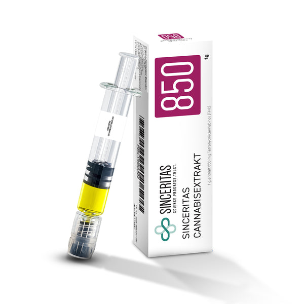 Sinceritas Cannabisextrakt 850