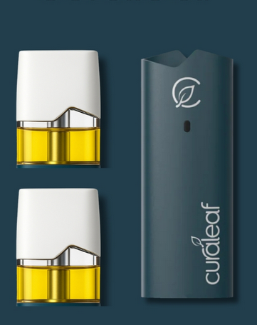 Curaleaf Vape Pen + 2 Vape Kartuschen (QMID)